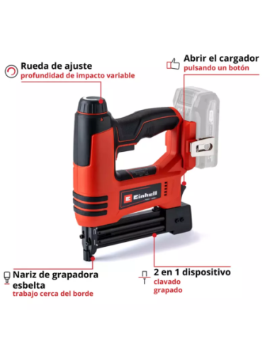 Clavadora Inalambrica Te-cn 18 Li Solo 4257790 Einhell