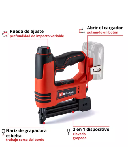 Clavadora Inalambrica Te-cn 18 Li Solo 4257790 Einhell Clavadora Inalambrica Te-cn 18 Li Solo 4257790 Einhell