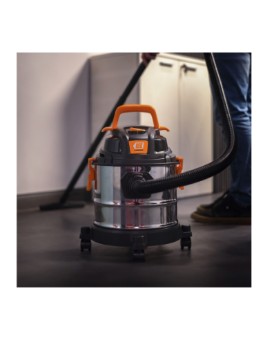 Aspiradora Tanque Metal 1000w-15 La-1500mm Lusqtoff