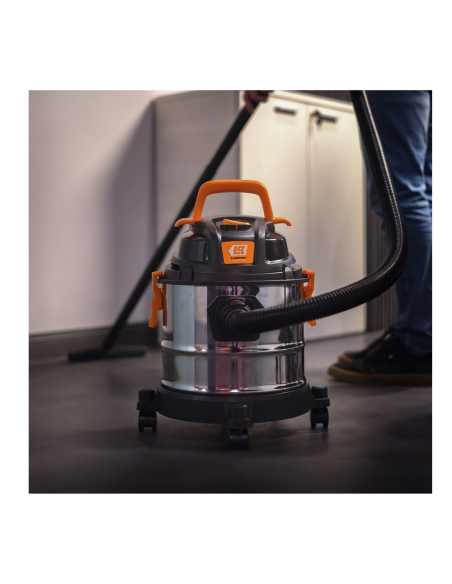 Aspiradora Tanque Metal 1000w-15 La-1500mm Lusqtoff