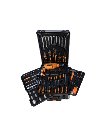 Caja 106 Piezas +taladro Percutor 710 W Lqct107-8k Lusqtoff Caja 106 Piezas +taladro Percutor 710 W Lqct107-8k Lusqtoff