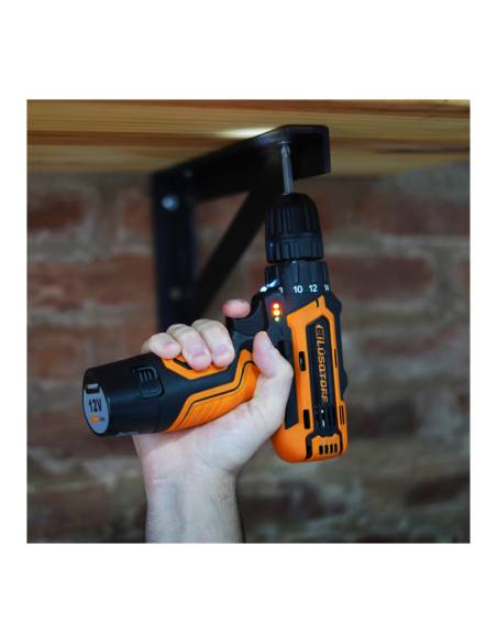 Taladro Atornillador 12v Til23-8kb Lusqtoff Taladro Atornillador 12v Til23-8kb Lusqtoff