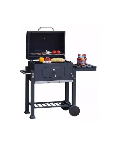 Parrilla Portatil Con Ruedas Par61 Lusqtoff