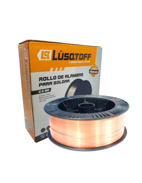 Rollo Alambre Mig 0.8 X 5kg Lqal-085 Lusqtoff Rollo Alambre Mig 0.8 X 5kg Lqal-085 Lusqtoff
