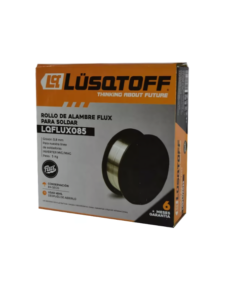 Rollo Alambre Flux 0 91mm 1kg Lqflux091 Lusqtoff Rollo Alambre Flux 0 91mm 1kg Lqflux091 Lusqtoff