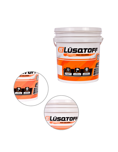 Latex Interior / Exterior Profesional 10 Lt Llext10-8 Lusqtoff