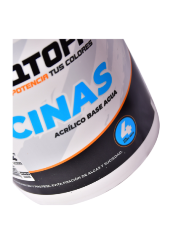 Pintura Para Piletas De Hormigon 4l Acp4-8 Lusqtoff