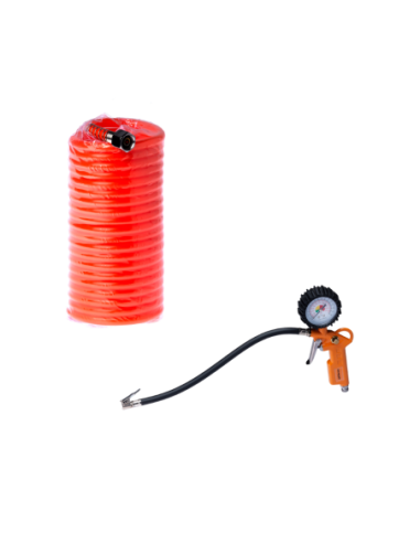 Compresor 25lt 2hp + Accesorios Lc-2025bk Lusqtoff