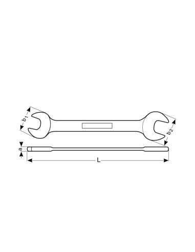 Llave Ud 1/4 - 5/16 Anillo Doble 6z-1/4-5/16 Bahco