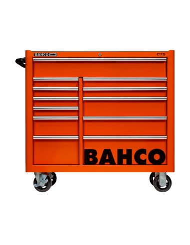 Carro De Herramientas C75 Clasico Con 12 Cajones Naranja 1475kxl12 Bahco