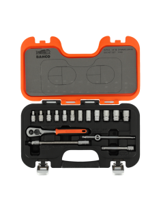Set De Tubos 1/4 Hexagonal Metrico Y Crique 16 Piezas S160 Bahco