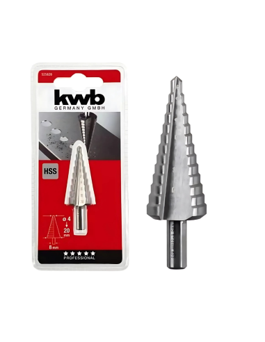Mecha Escalonada Hss 6-30mm 49525830 Kwb