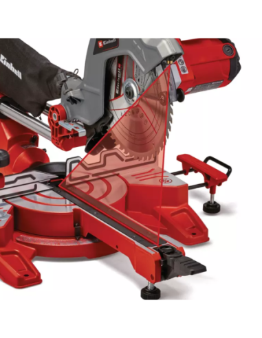 Sierra Ingleteadora Telescopica Tc-sm 254 4300385 Einhell