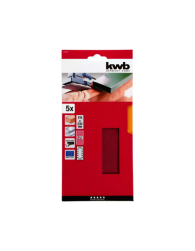 Lijas Velcro Perforada 115 Gr120 49818712 Kwb