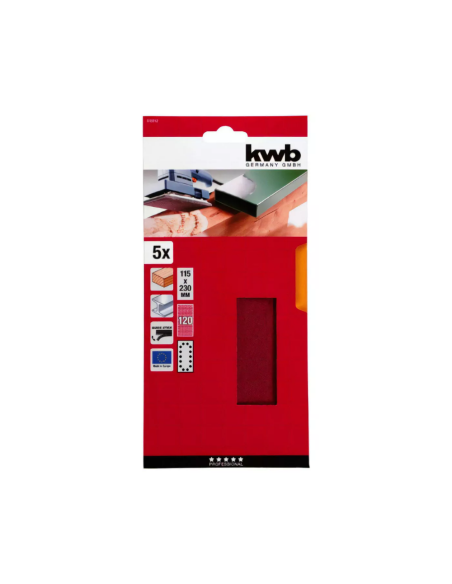 Lijas Velcro Perforada 115 Gr120 49818712 Kwb