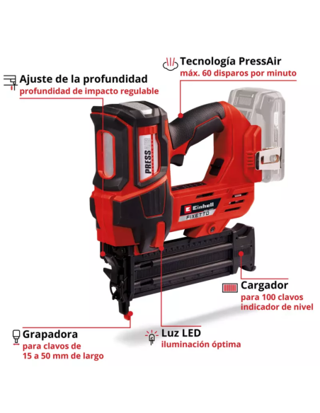 Clavadora Fixetto 18/50 N 4257795 Einhell Clavadora Fixetto 18/50 N 4257795 Einhell