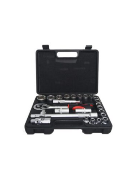 Caja De Herramientas 26 Piezas Tubos 1/2 Jx-26pc Federal Tools Caja De Herramientas 26 Piezas Tubos 1/2 Jx-26pc Federal Tools