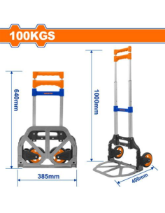Carro De Transporte Plegable 100 Kgs Wwb8a10 Wadfow