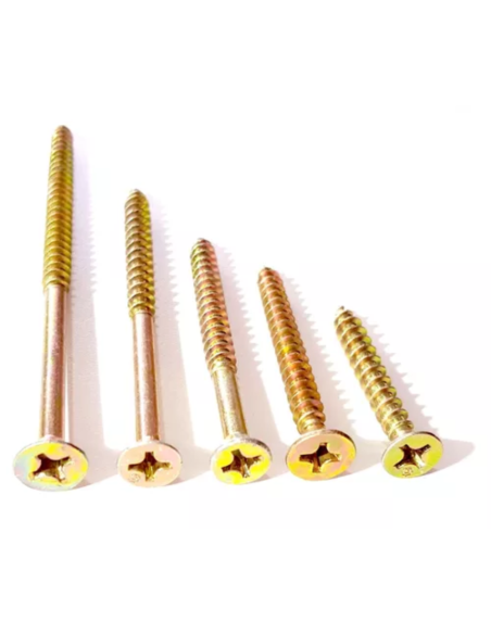 Tornillo Fix Amarillos 4x30