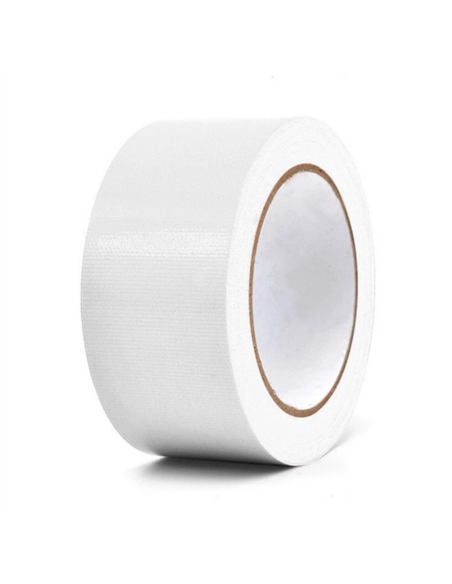 Cinta Adhesiva Tela Duc Tape Blanca 48mm X 9m Etisa Cinta Adhesiva Tela Duc Tape Blanca 48mm X 9m Etisa