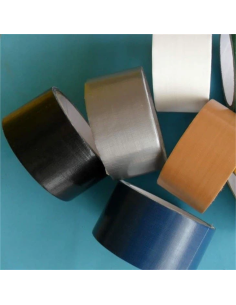 Cinta Adhesiva Tela Duc Tape Blanca 48mm X 9m Etisa 2