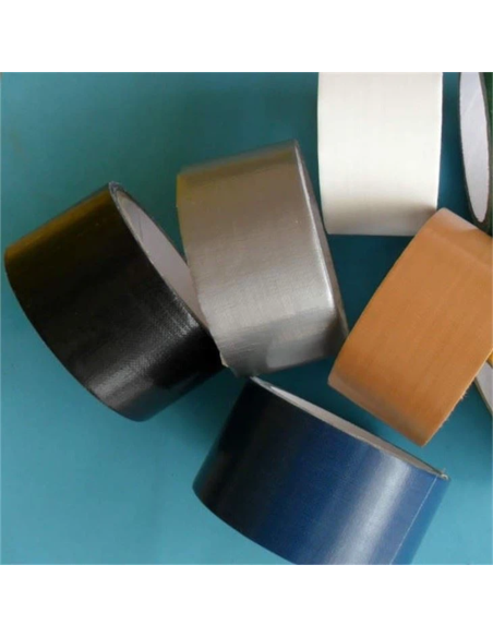 Cinta Adhesiva Tela Duc Tape Blanca 48mm X 9m Etisa Cinta Adhesiva Tela Duc Tape Blanca 48mm X 9m Etisa