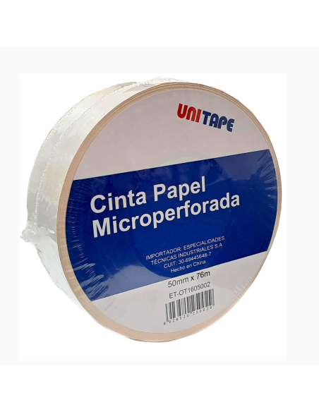 Cinta Papel Microperforada 50mm*76m Etisa Cinta Papel Microperforada 50mm*76m Etisa