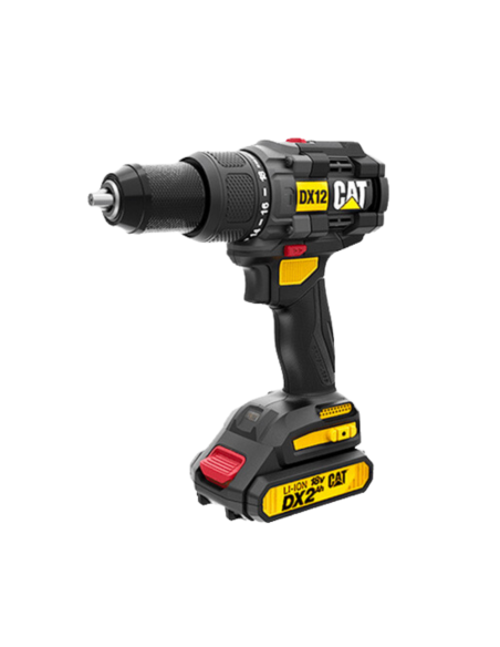Taladro Percutor 18v Kit 2 Baterias Y Cargador Catdx12 Caterpillar