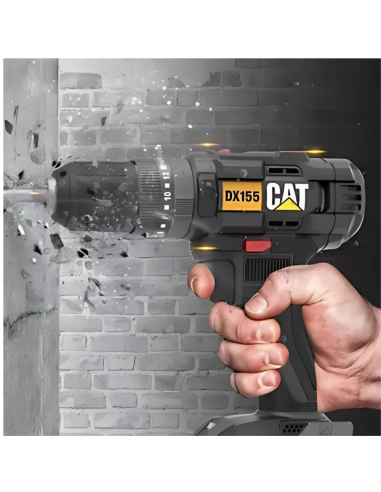 Taladro Percutor 18v Kit Cargador Y Bateria Catdx155 Caterpillar