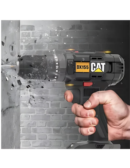 Taladro Percutor 18v Kit Cargador Y Bateria Catdx155 Caterpillar Taladro Percutor 18v Kit Cargador Y Bateria Catdx155 Caterpillar