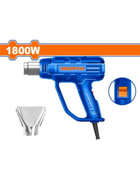 Pistola De Calor 1800w C/ Accesorios Whg1514 Wadfow Pistola De Calor 1800w C/ Accesorios Whg1514 Wadfow