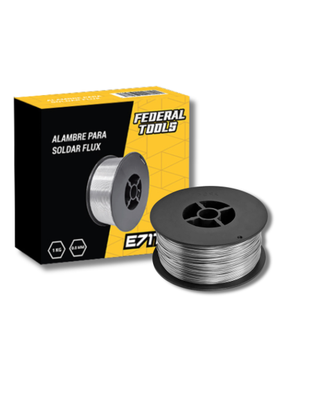 Alambre Flux Gasless 0.9mm X 1kg E71t-110.9 Federal Tools