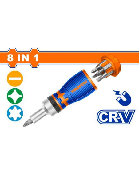 Destornillador Crique 8 En 1 Wss8608 Wadfow Destornillador Crique 8 En 1 Wss8608 Wadfow
