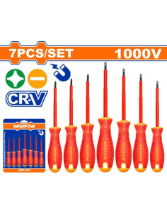 Set Destornilladores Aislados 7 Pzs Wss7407 Wadfow