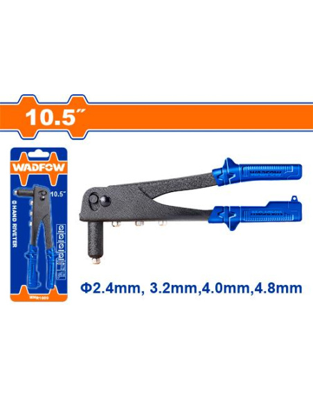 Remachadora 10.5" 4 Boquillas Whr1610 Wadfow