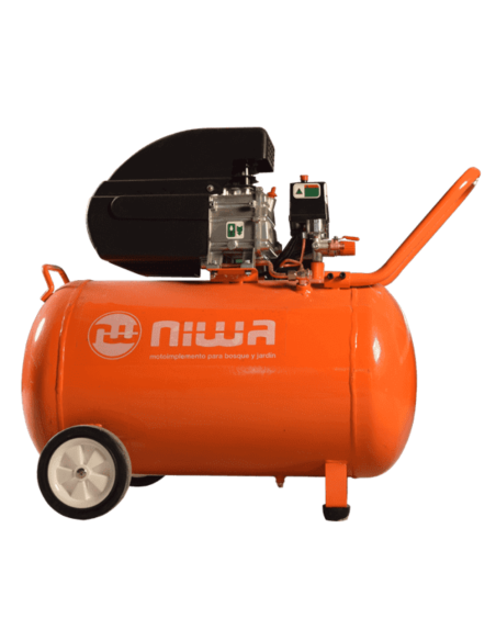 Compresor 50 L 2.5 Hp + Kit 5 Piezas Niwa Compresor 50 L 2.5 Hp + Kit 5 Piezas Niwa
