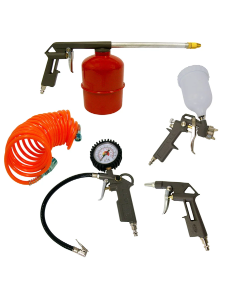 Compresor 50 L 2.5 Hp + Kit 5 Piezas Niwa Compresor 50 L 2.5 Hp + Kit 5 Piezas Niwa