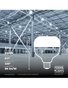 Bulbo Full Power 50w Frio Federal Light 2