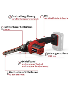 Lima De Banda Inalambrica 18v Te-bf 18 Li-solo 4461000 2