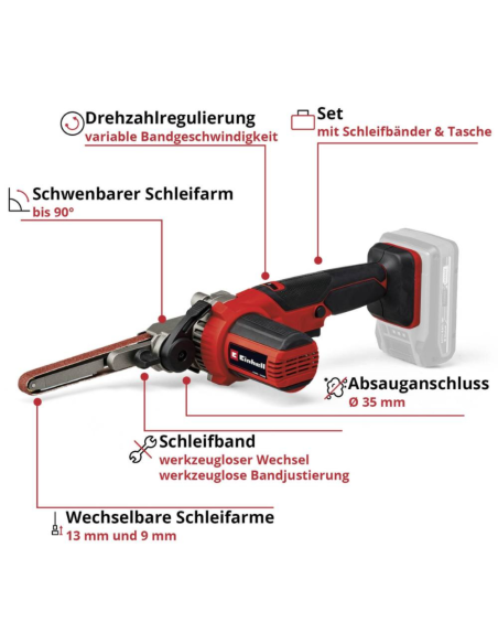 Lima De Banda Inalambrica 18v Te-bf 18 Li-solo 4461000 Lima De Banda Inalambrica 18v Te-bf 18 Li-solo 4461000