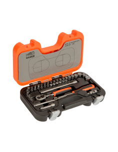 Set De Tubos Con Cuadro Conductor De 1/4 Perfil Hexagonal Metrico Crique / Tubo Con Punta S290 Bahco