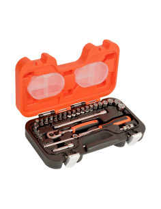 Set De Tubos Con Cuadro Conductor De 1/4 Perfil Hexagonal Metrico Crique / Tubo Con Punta S290 Bahco 2