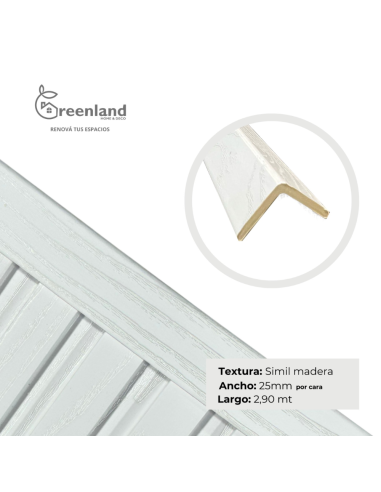 Esquinero Decorativo Para Wpc P076