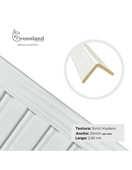 Esquinero Decorativo Para Wpc P076