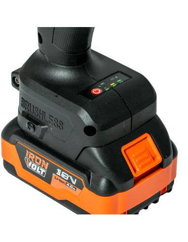 Llave De Impacto 18v 750nm Lil800-9bk Black Lusqtoff
