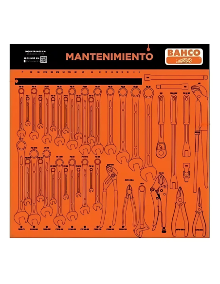 Panel Mantenimiento1/b Set X 71 Pcz Bahco