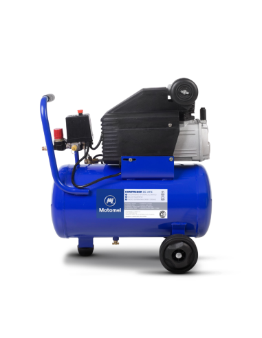 Compresor De Aire 24 Litros 2 Hp 1500 Watts Presion 8 Bar Monofasico Mca24 Motomel