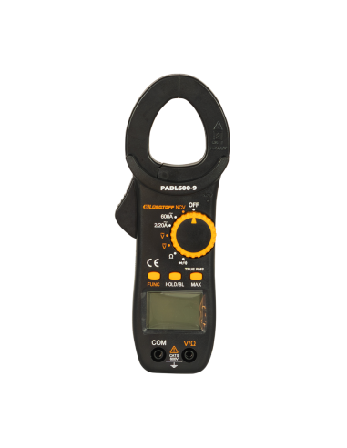 Pinza Amperimetrica Digital 600v (black) Padl600-9 Lusqtoff