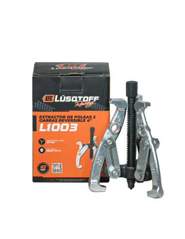 Extractor De Poleas 3 Garras 4" L1003 Lusqtoff