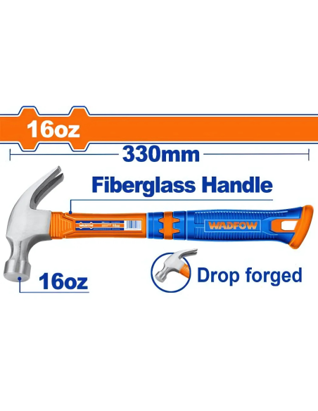 Martillo Galponero Mango Fibra 27mm Whm3316 Wadfow Martillo Galponero Mango Fibra 27mm Whm3316 Wadfow